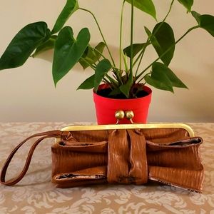 Jessica Simpson Tan Clutch